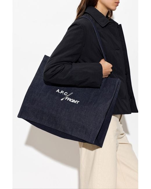 A.P.C. Blue Bag 'Je Sors Ce Soir'