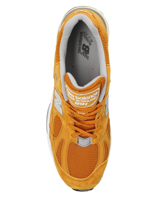 New Balance Orange 'u991ye2' Sneakers, for men