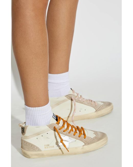 Golden Goose Deluxe Brand Natural 'Mid Star' Sports Shoes