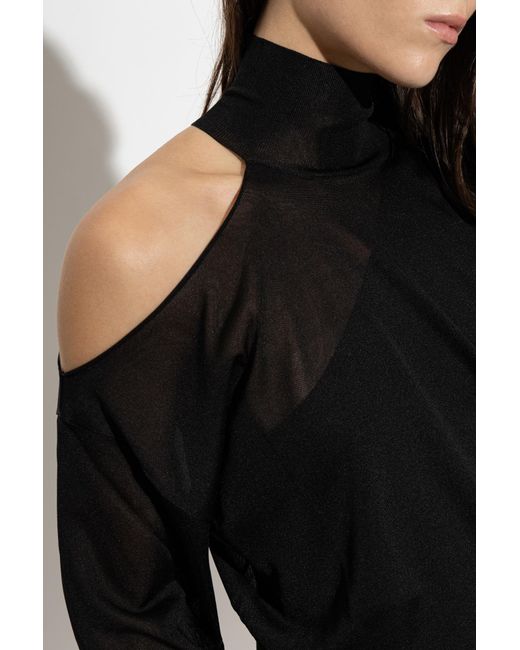 Fendi Black Silk Top