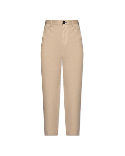 PS by Paul Smith Natural Tapered Trousers for men