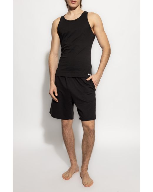 DIESEL Black Two-Pack Tops Walty-D-Box-2Pack for men