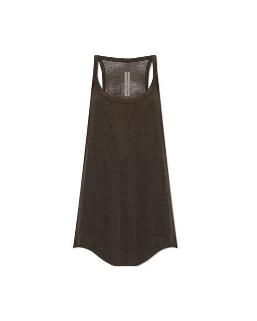 Rick Owens Brown Oversized Top