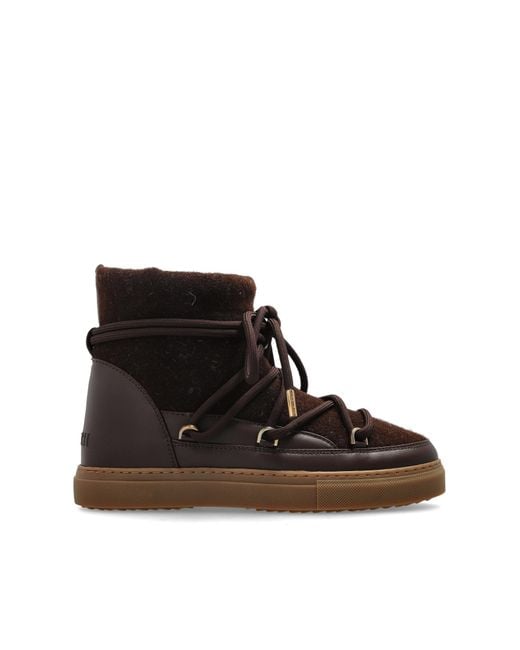 Inuikii Black Snow Boots 'Felt'