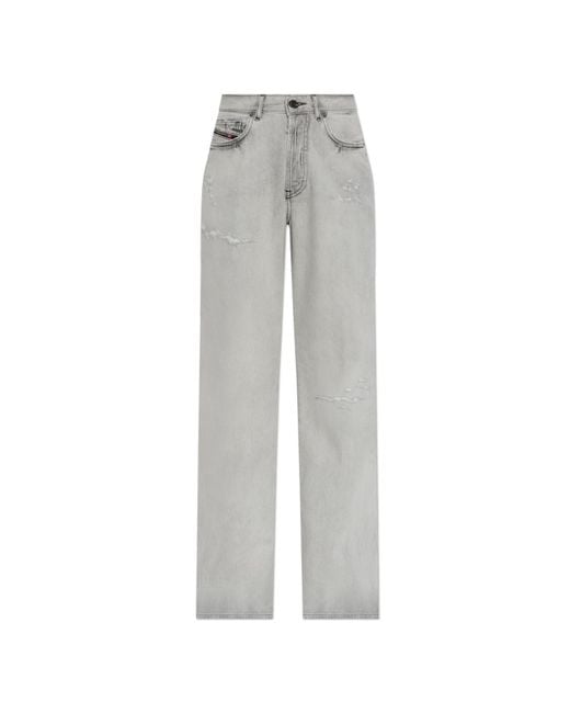 DIESEL Gray '1971 D-Sent' Jeans