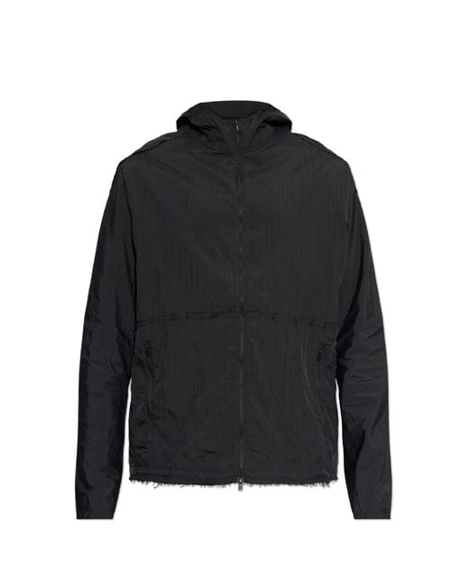 Y-3 Black Hooded Jacket for men