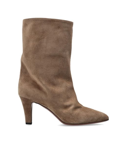 Paris Texas Black 'Elsa' Heeled Ankle Boots