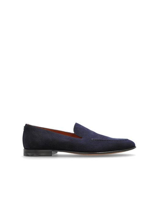 Dolce & Gabbana Blue Suede Shoes 'Split' for men