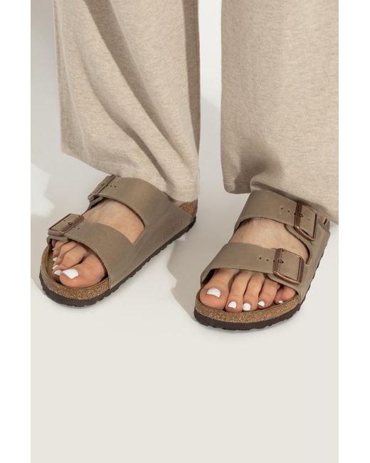 Birkenstock Brown Slides Arizina Bs