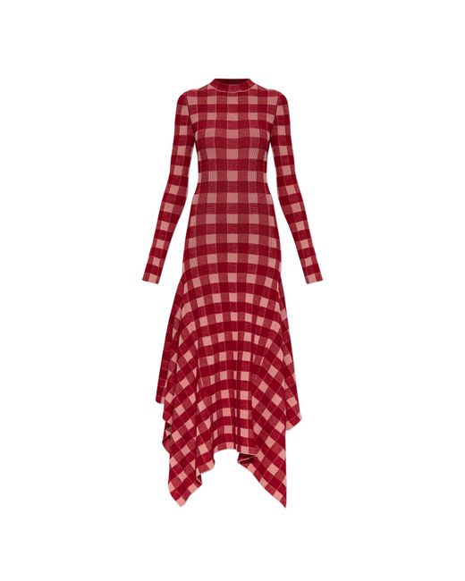AMI Red Dress With Long Sleeves