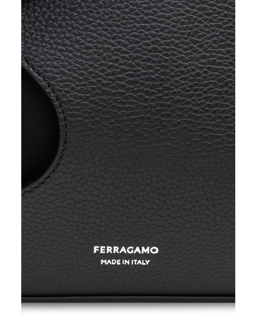 Ferragamo Black Shoulder Bag, for men