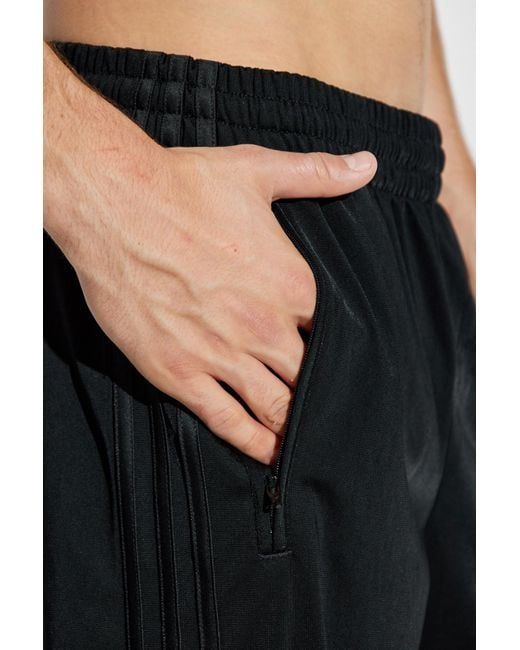 Adidas Originals Black Sweatpants With Straight-Leg Cut for men
