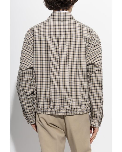 Ferragamo Natural Plaid Pattern Jacket for men