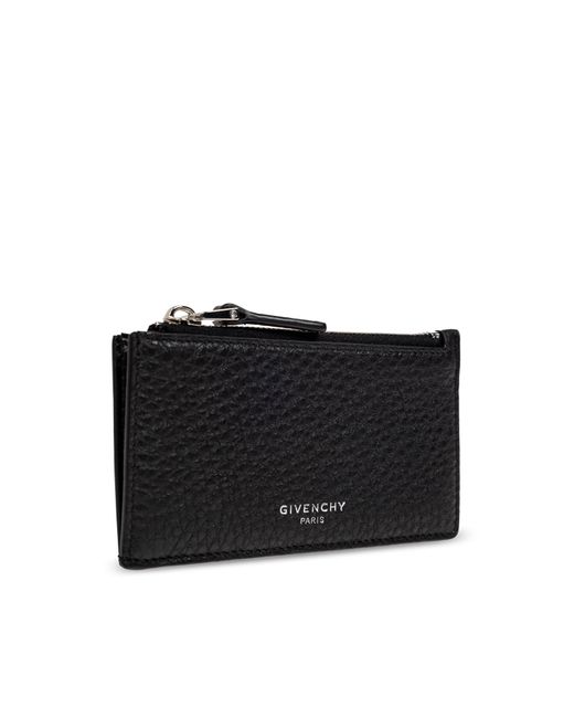 Givenchy Black Leather Card Holder