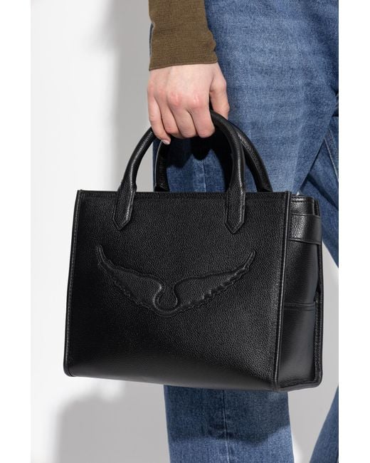 Zadig & Voltaire Black 'Angel' Hand Bag