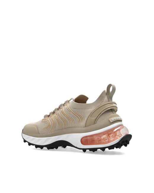 DSquared² Natural "Bubble" Sports Shoes