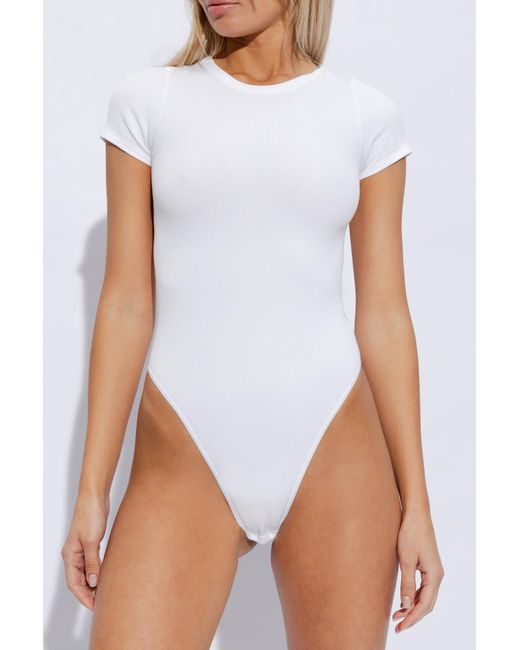 Alexander Wang White Bodysuit From The 'Underwear' Collection