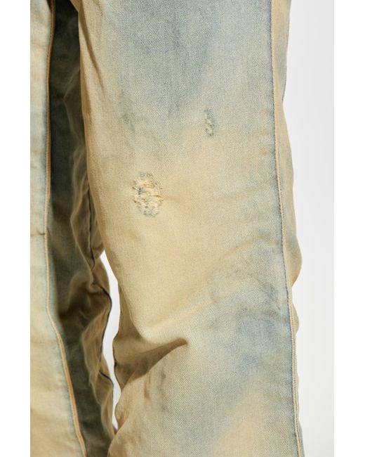 PDF Green Patterned Jeans for men