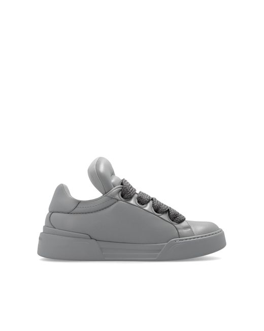 Dolce & Gabbana Gray ‘Mega Skate’ Sneakers for men