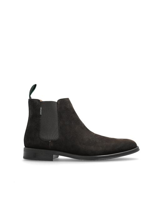 Paul Smith Black Ps Augustus Leather Chelsea Boots for men