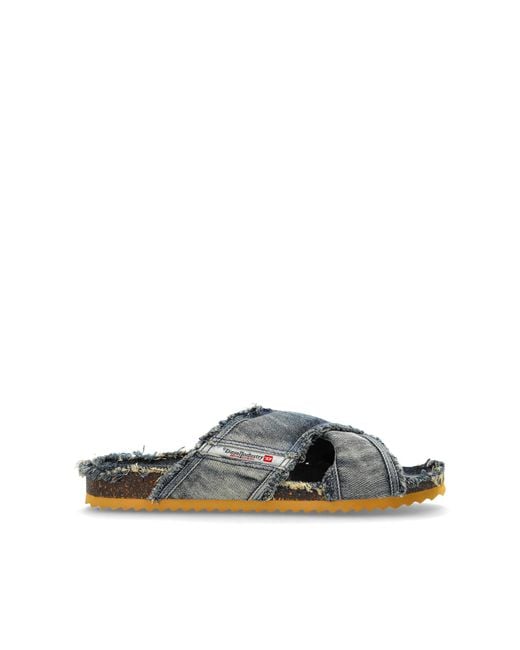 DIESEL Multicolor Slides 'D-Woodstock' for men