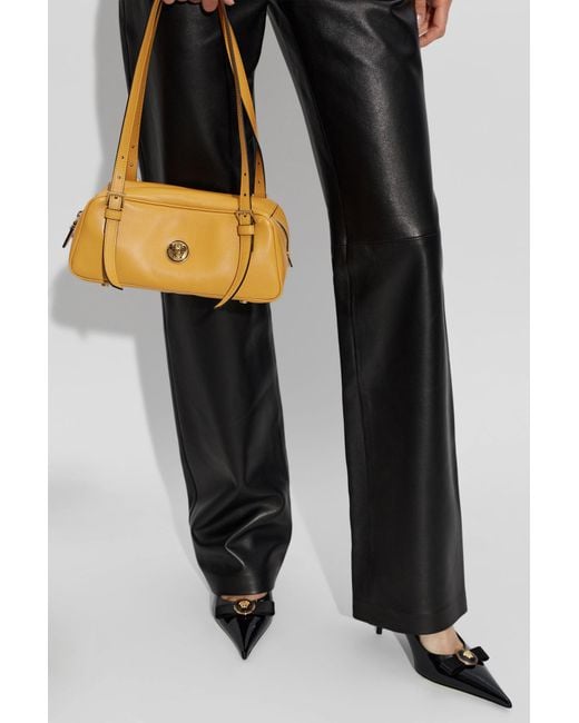 Versace Metallic Shoulder Bag 'Small' With Medusa Head