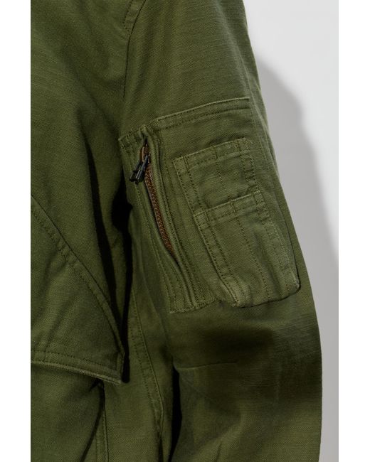 R13 Green 'Bomber' Jacket