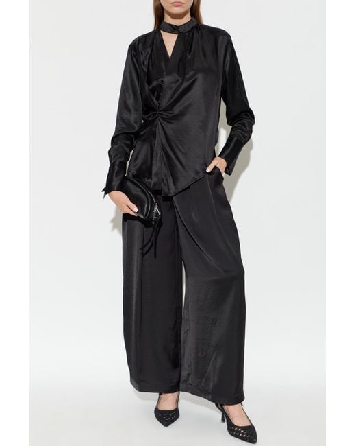 AllSaints Black Shirt 'Zellie'