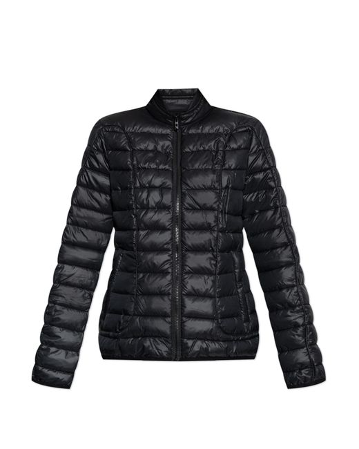 DIESEL Black Quilted Jacket 'W-Pilot-Fem'