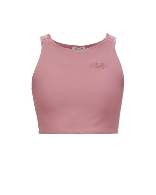 Moschino Pink Top From The "Active" Line