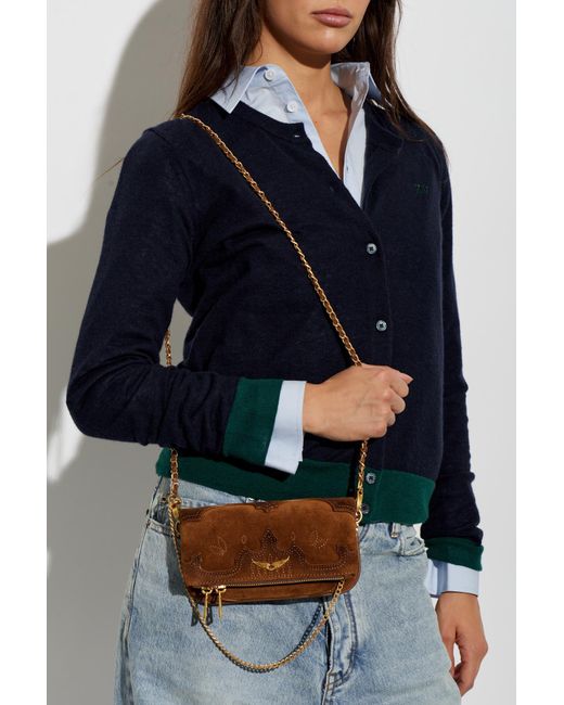 Zadig & Voltaire Brown 'Rock Nano' Bag
