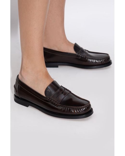 Tod's Black Loafers Type Shoes