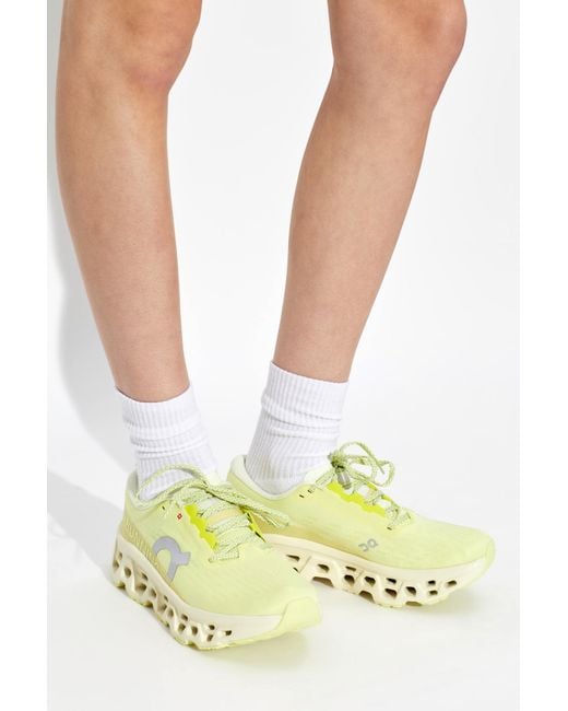 On Shoes Yellow Cloudmster 3 Sports Shoes