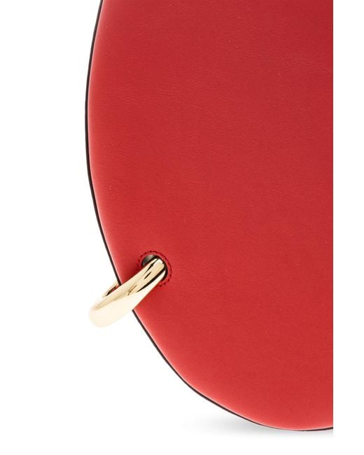 Tory Burch Red Shoulder Bag 'Pierced'