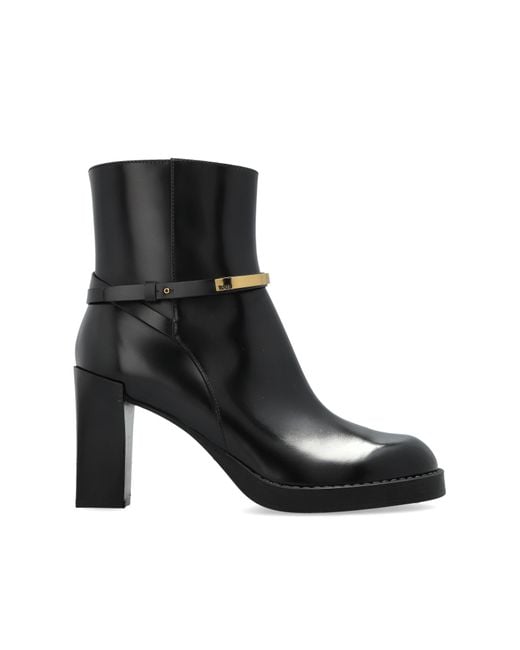Tod's Black Heeled Ankle Boots