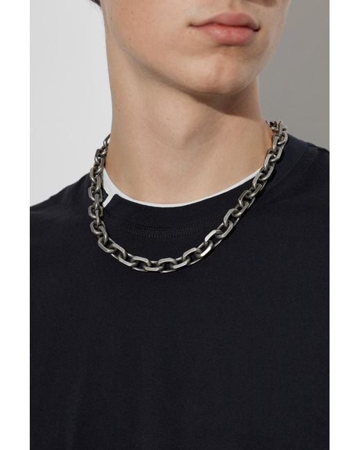 Dolce & Gabbana Metallic Brass Necklace for men