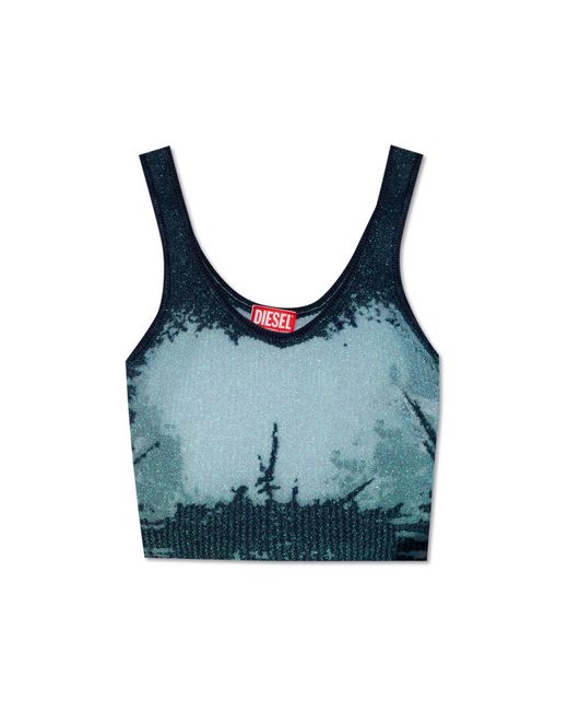 DIESEL Blue Short Top 'M-Deidrina'