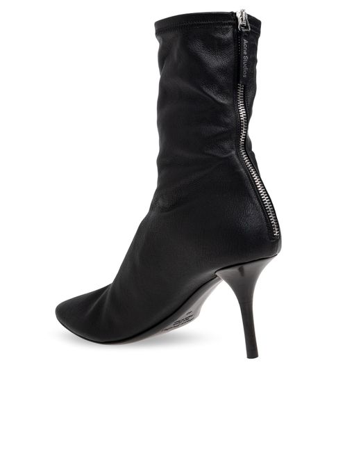 Acne Black Ankle Boots