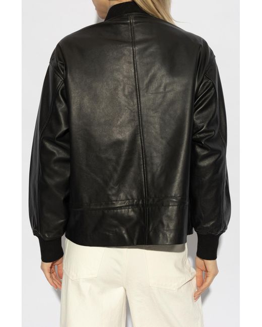 AllSaints Black Leather Jacket Sofi