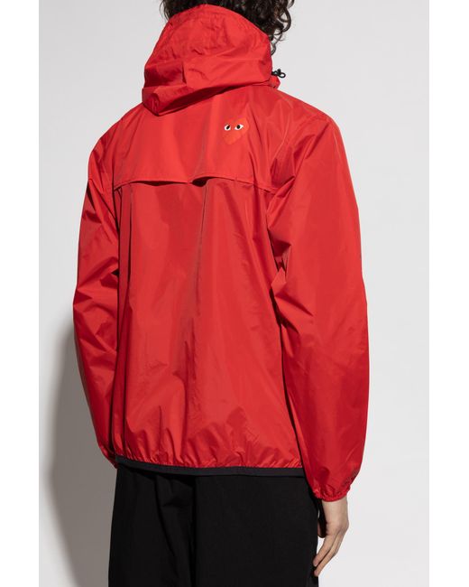 COMME DES GARÇONS PLAY Red Comme Des Garçons X K-Way