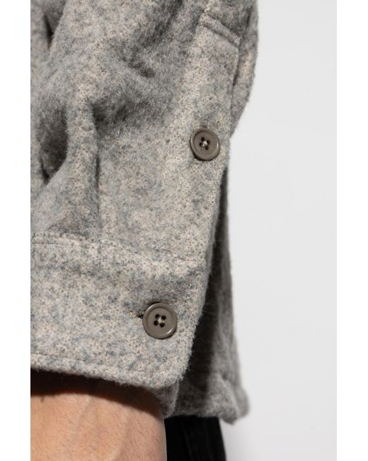 Samsøe & Samsøe Gray Shirt 'Sadamon' for men
