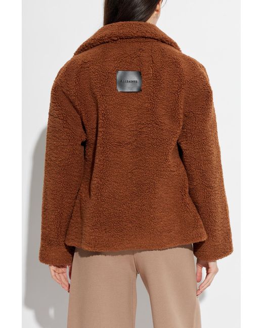AllSaints Brown 'Eddie' Jacket