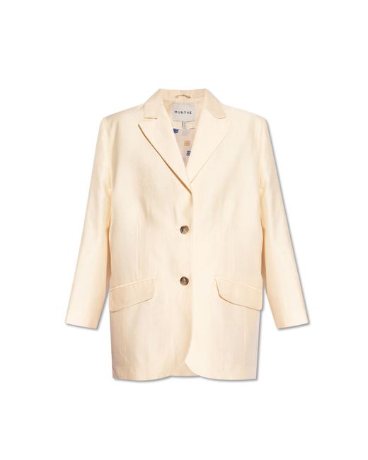 Munthe Natural 'manchester' Single-breasted Blazer,