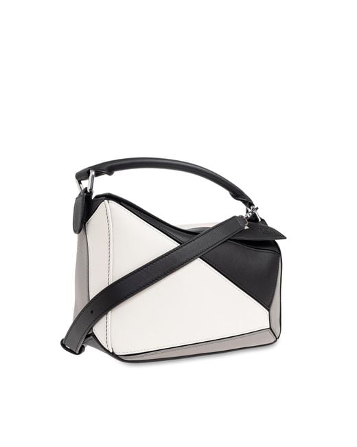 Loewe Black Hand Bag `puzzle Small`,