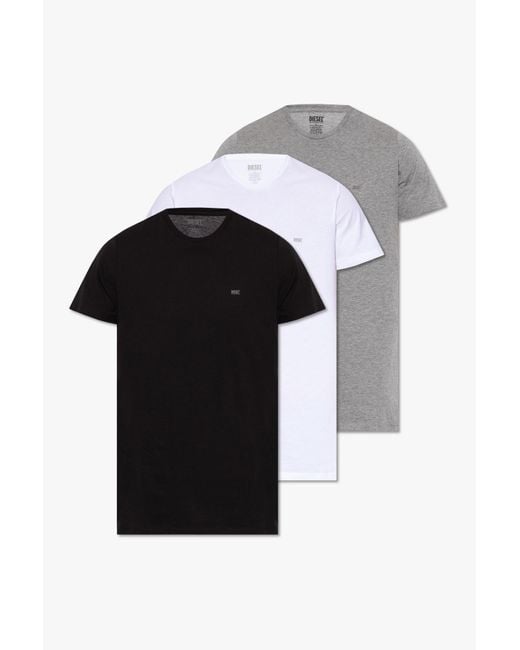 DIESEL Black ‘Umtee’ T-Shirt 3-Pack, ' for men