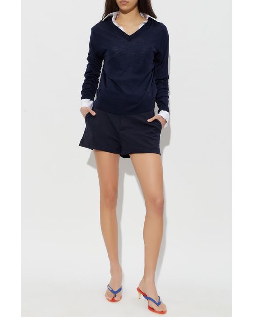DSquared² Blue V-Neck Sweater