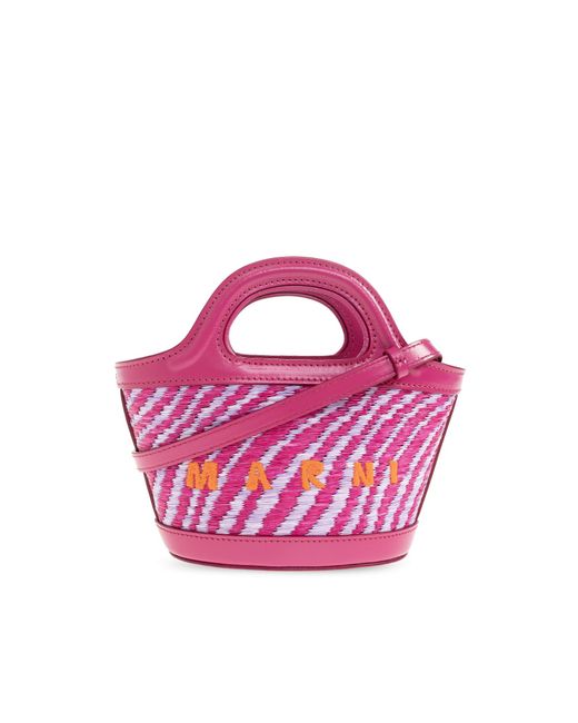 Marni Pink 'Tropicalia Micro' Handheld Bag