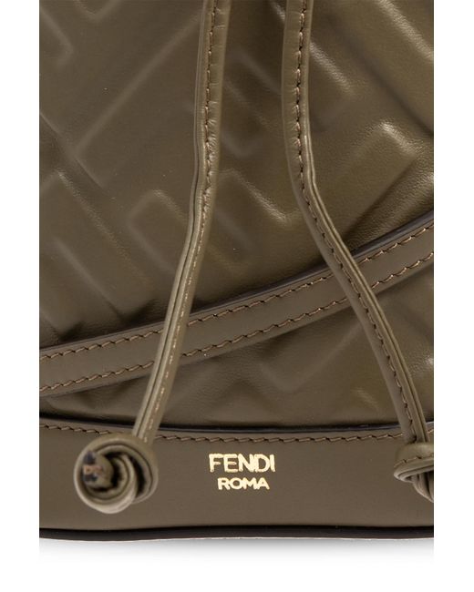 Fendi Brown Shoulder Bag Mon Tresor