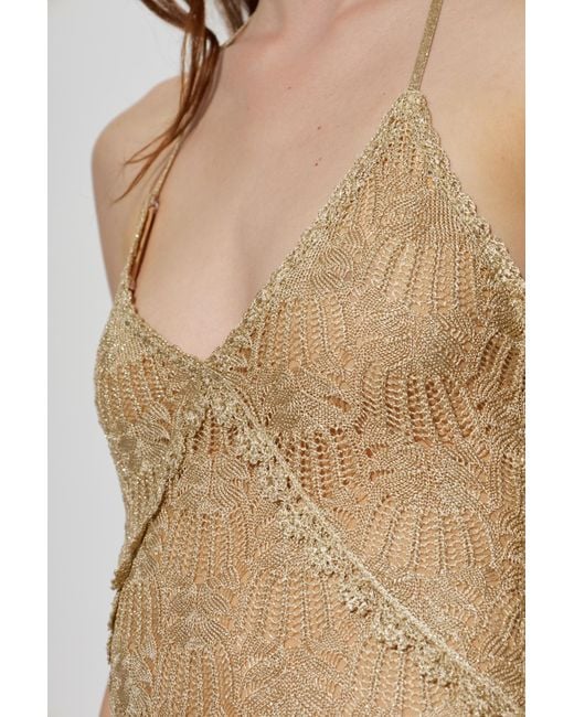 LoveShackFancy Natural Long Dress 'Vreya'