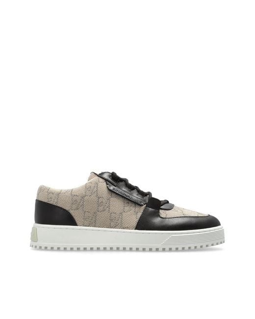 Emporio Armani Brown Sports Shoes With Monogram for men
